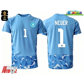 Alemania Manuel Neuer #1 Portero Segunda Equipación Mundial 2026 Manga Corta